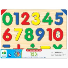 STEM Puzzle Dezvoltare tactila sa invatam Numerele 16 piese 3-6 ani